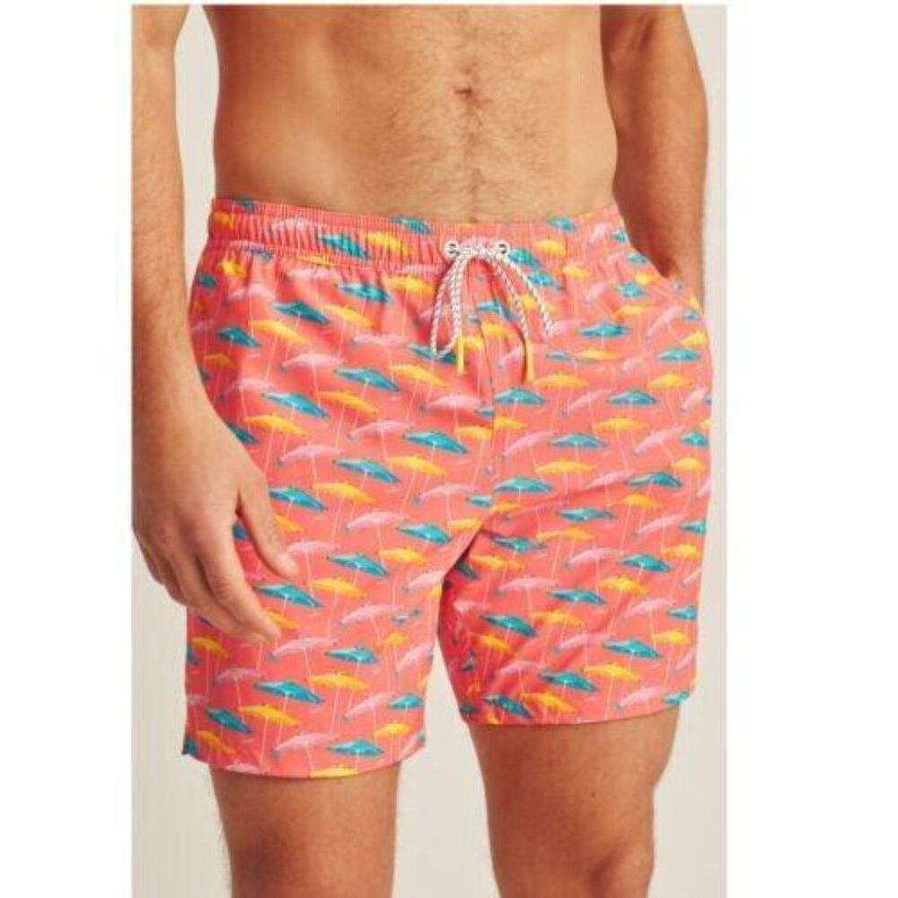 Bonobos Riviera Recycled Swim Trunks Shorts Suns Out Umbrellas Print XL